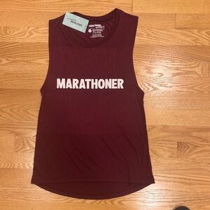 Marathoner Women's brand NWT Sarah Marie Burgundy Tank Top